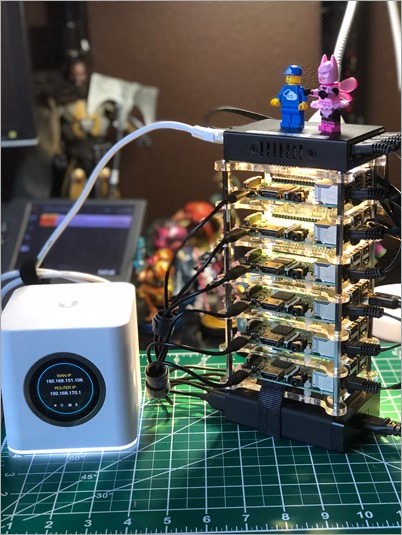 6 Raspberry Pi Kubernetes Cluster with Fabulous Batman on top