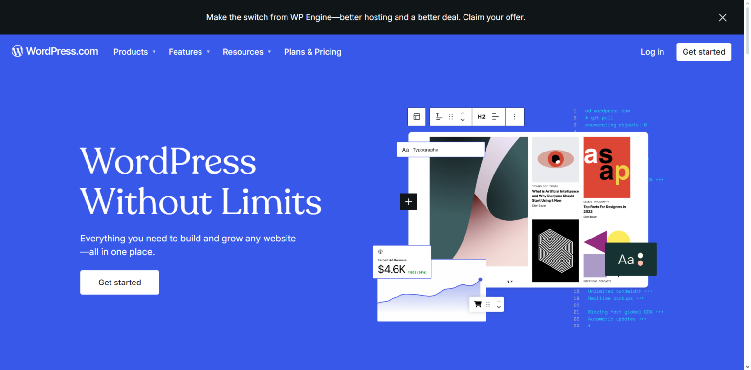 content management systems cms like wordpress