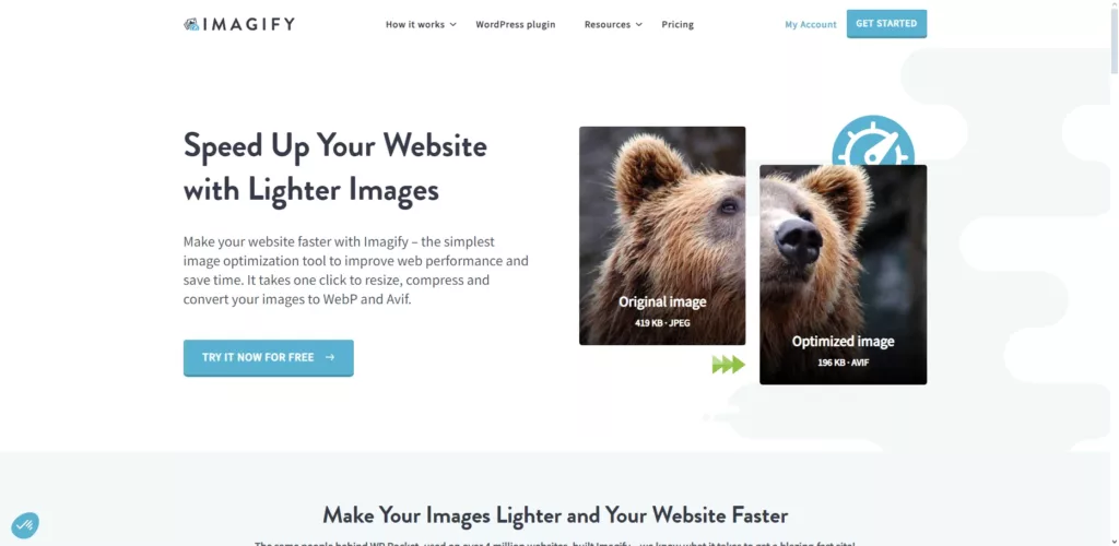 image optimization plugins Imagify