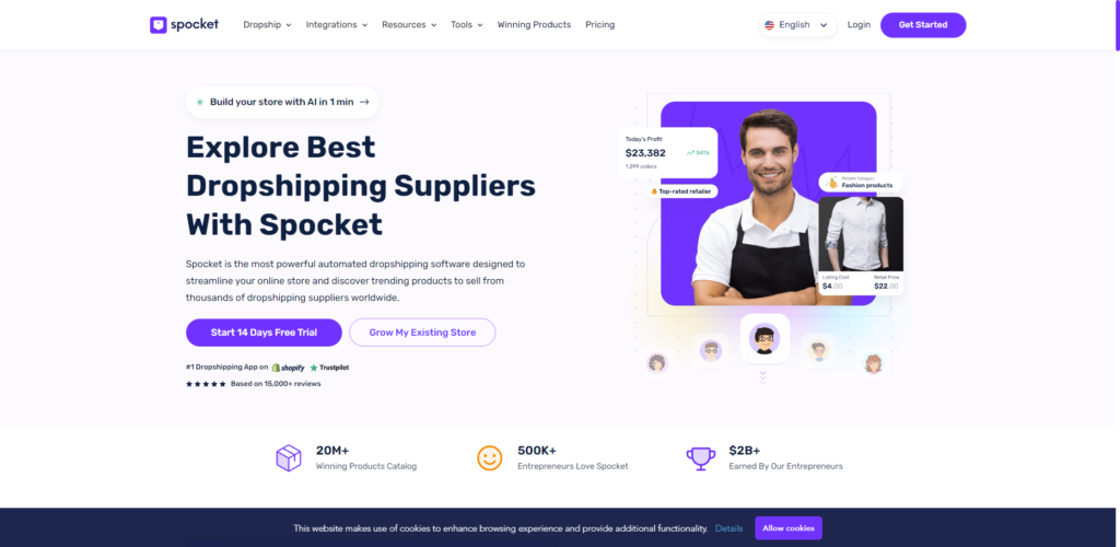 woocommerce dropshipping Spocket