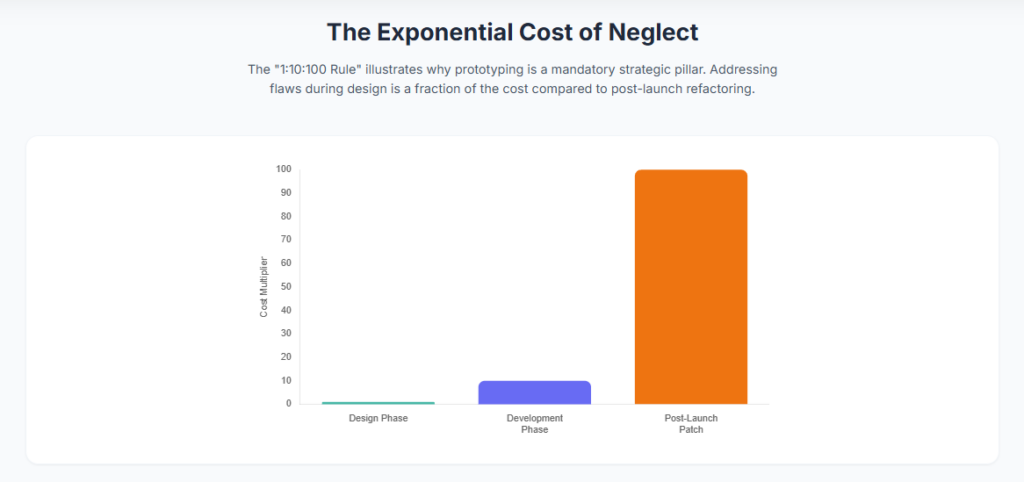 The Exponential Cost of Neglect UX prototype