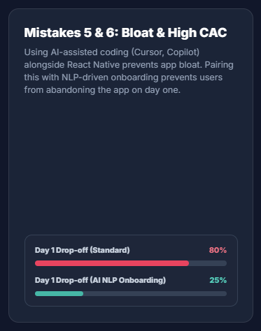 AI App Mobile Common Mistakes Heavy, Unoptimised AI Code