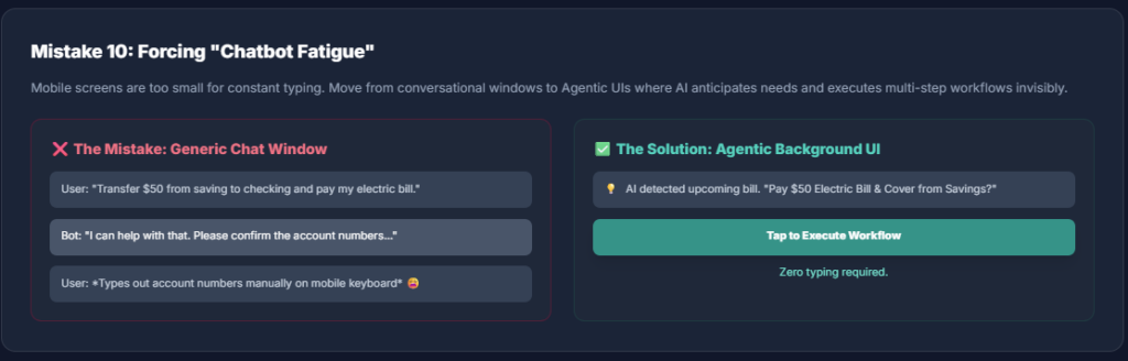 Forcing "Chatbot Fatigue"